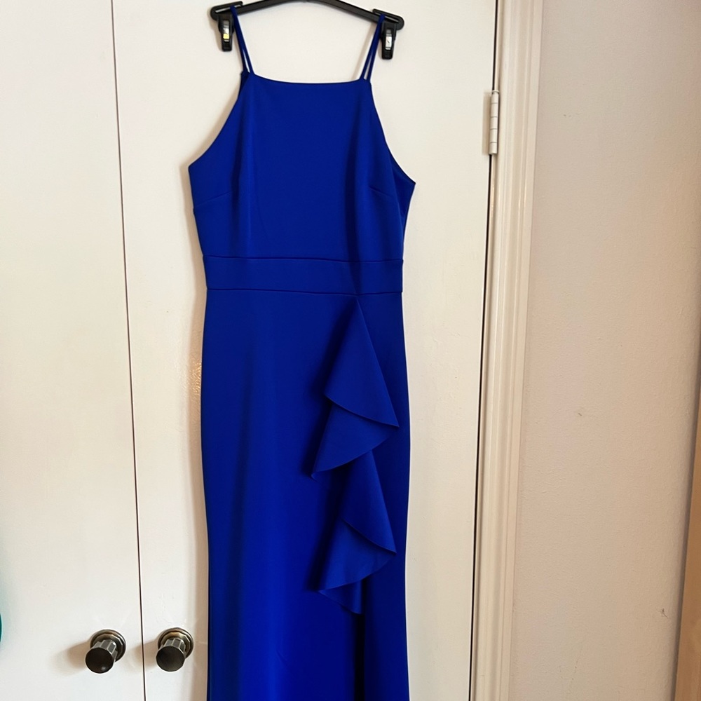 Blue Evening gown.